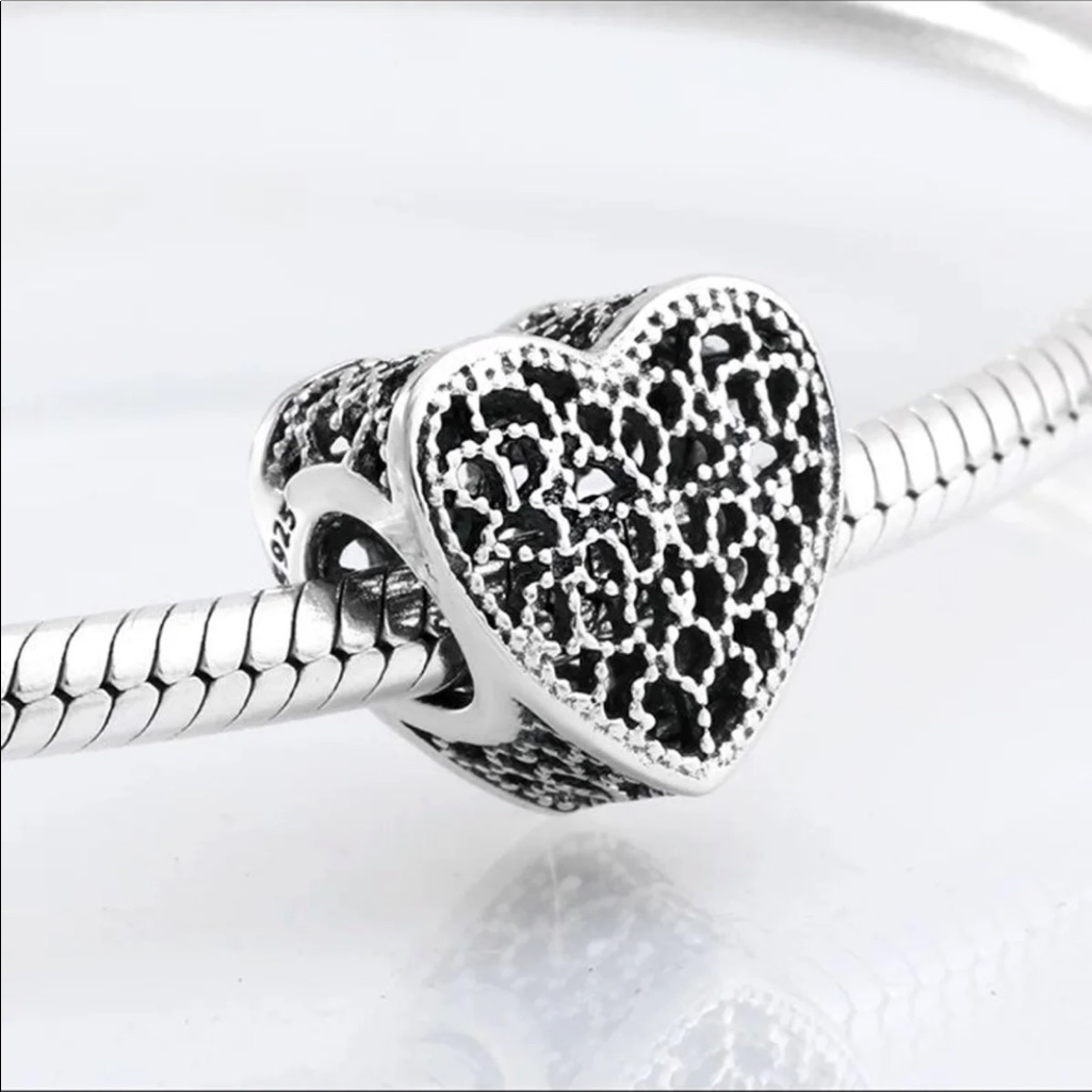 235 Heart Hollow Silver Platted